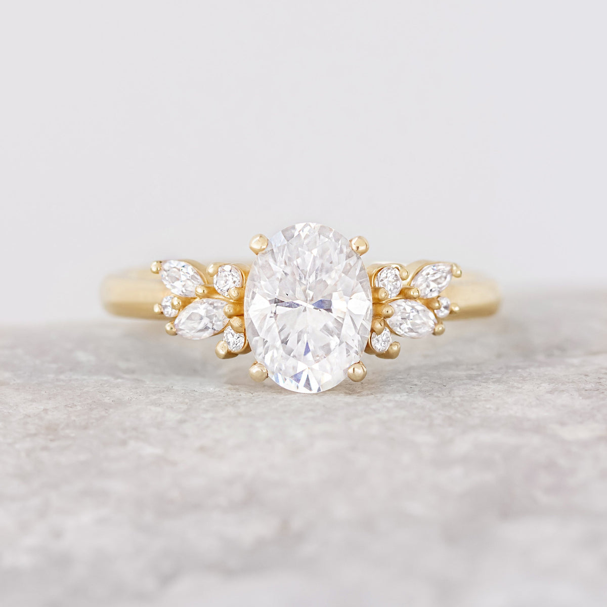 Blythe ~ Brilliant Cut Cluster Ring