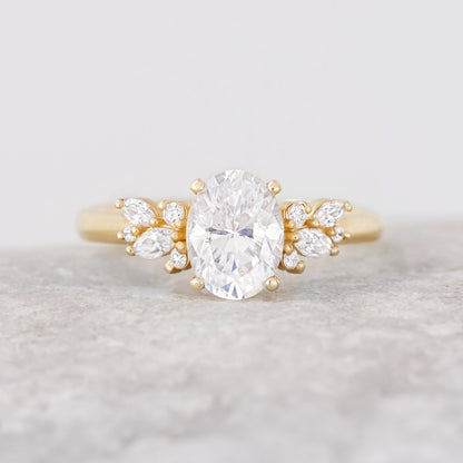 Blythe ~ Brilliant Cut Cluster Ring