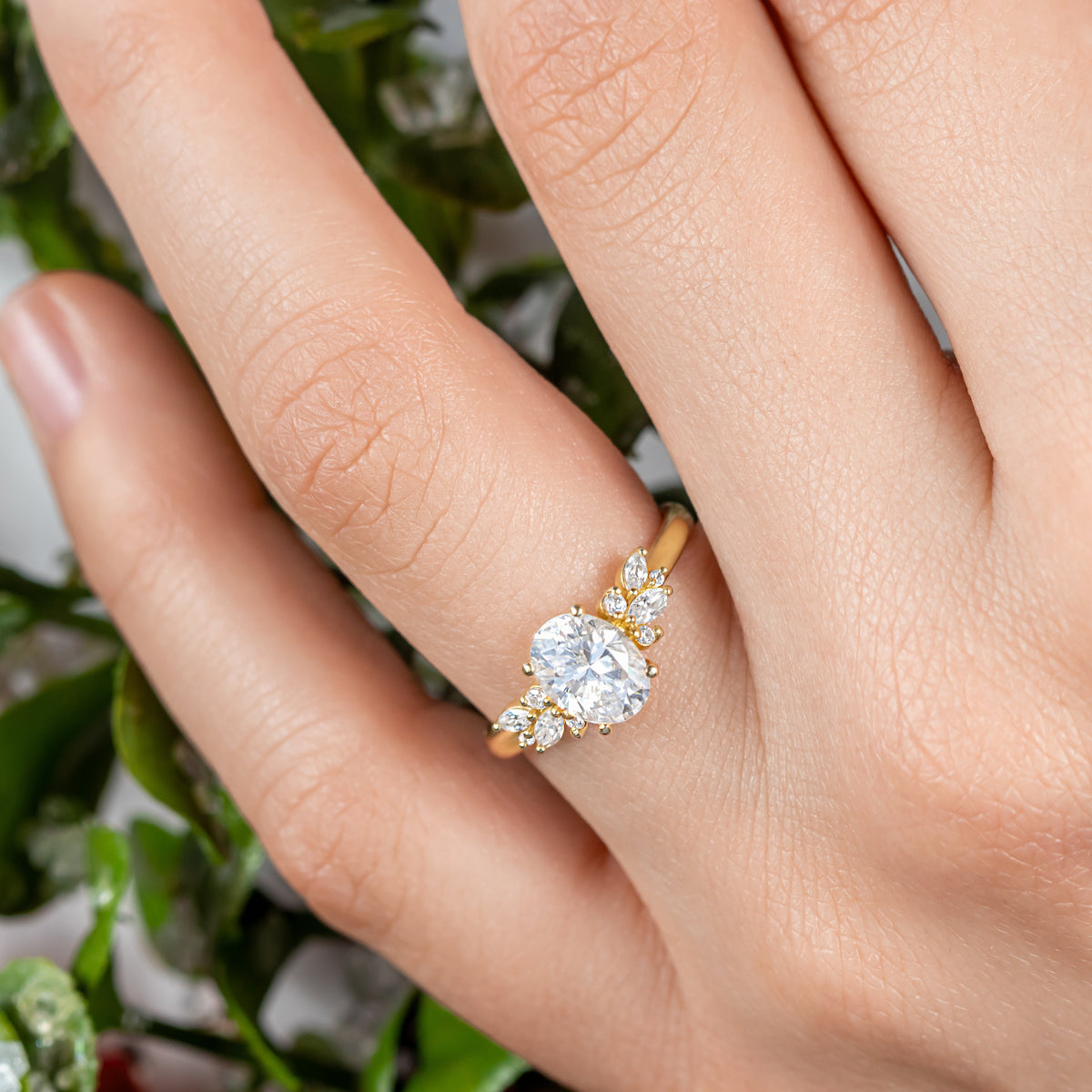 Blythe ~ Brilliant Cut Cluster Ring