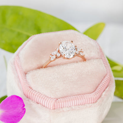 Blythe ~ Brilliant Cut Cluster Ring