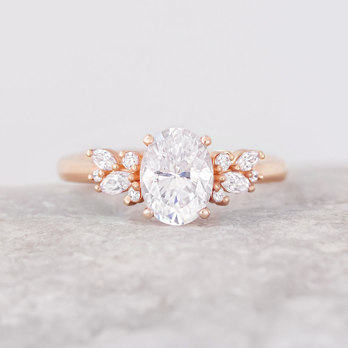 Blythe ~ Brilliant Cut Cluster Ring