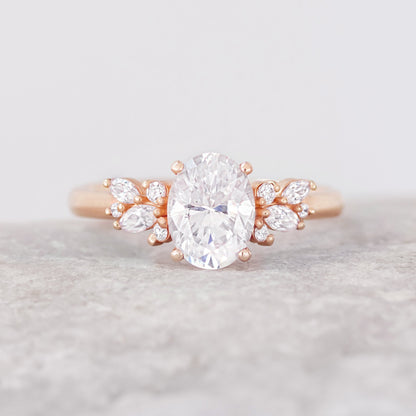 Blythe ~ Brilliant Cut Cluster Ring
