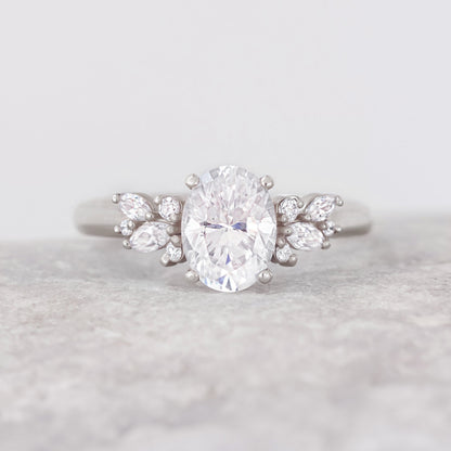 Blythe ~ Brilliant Cut Cluster Ring
