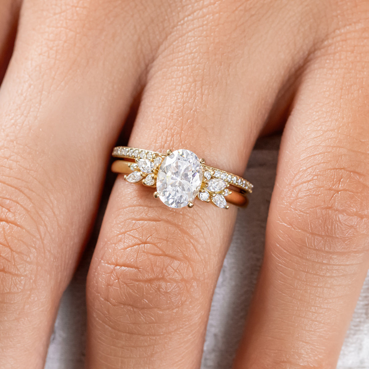 Blythe ~ Brilliant Cut Cluster Ring