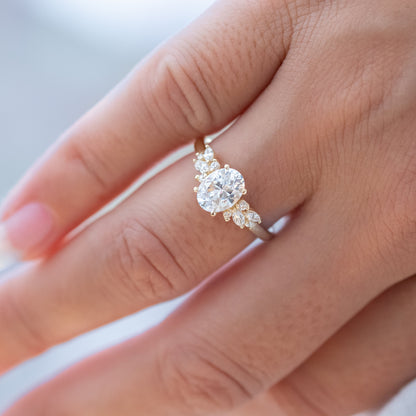 Blythe ~ Brilliant Cut Cluster Ring