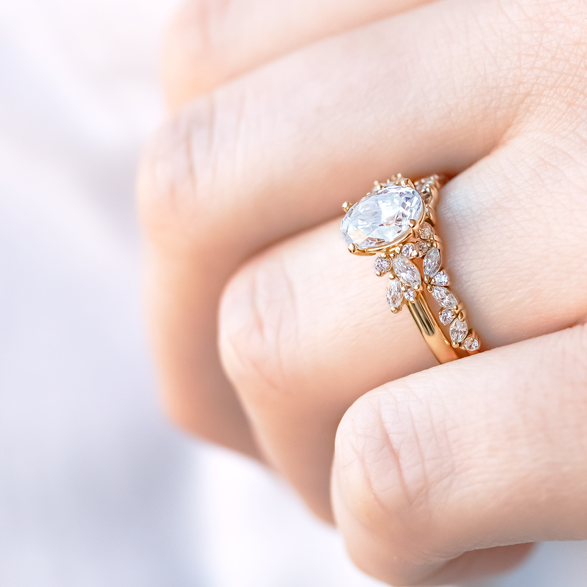 Blythe ~ Brilliant Cut Cluster Ring