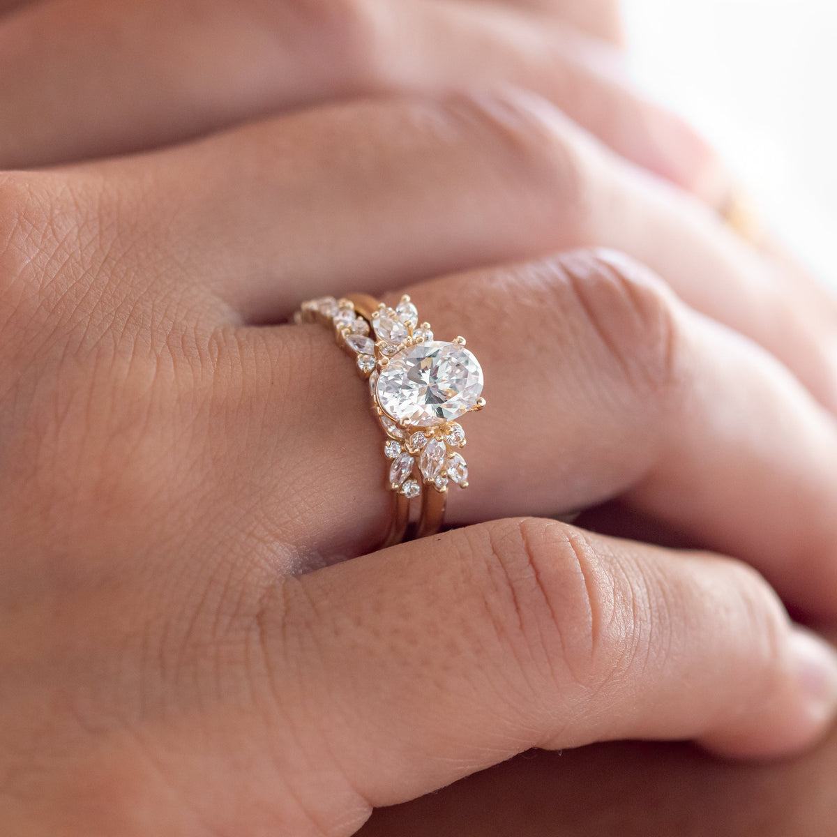 Blythe ~ Brilliant Cut Cluster Ring