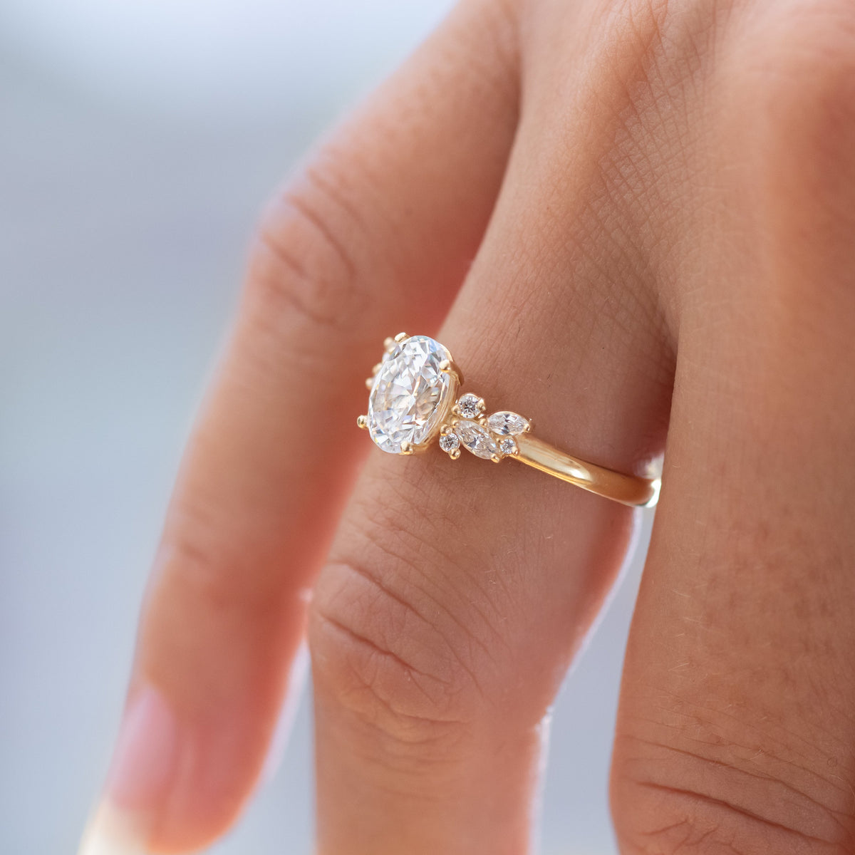 Blythe ~ Brilliant Cut Cluster Ring