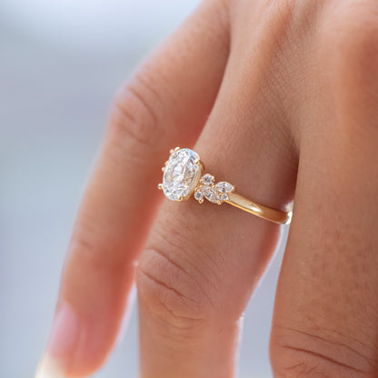 Blythe ~ Brilliant Cut Cluster Ring