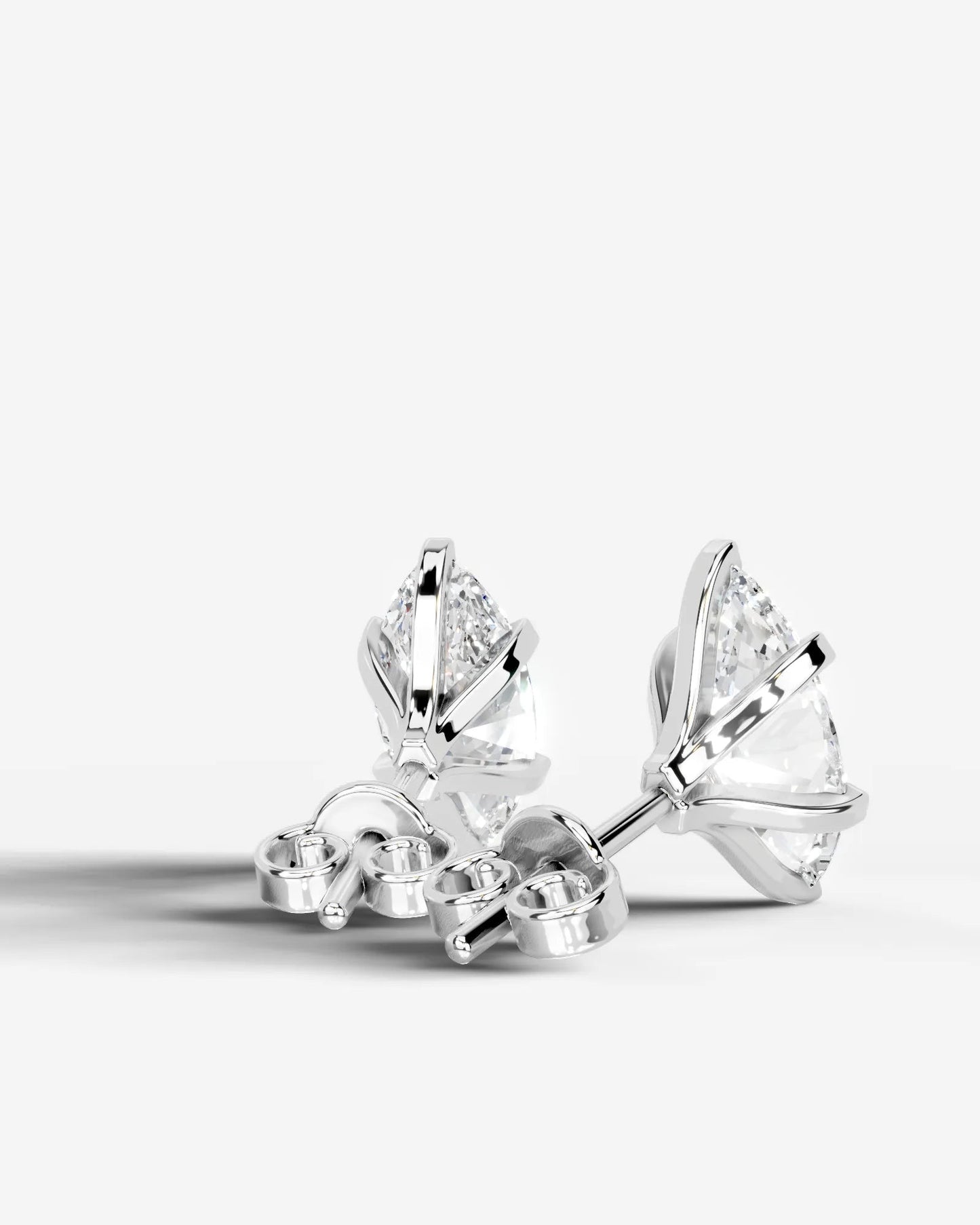 Jamie Lab Grown Diamond Earrings Marquise - White Gold
