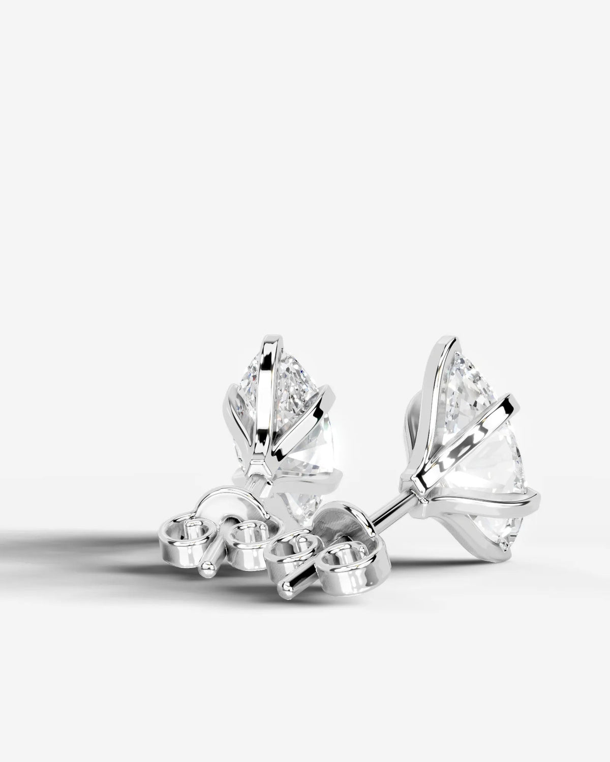 Jamie Lab Grown Diamond Earrings Marquise - White Gold