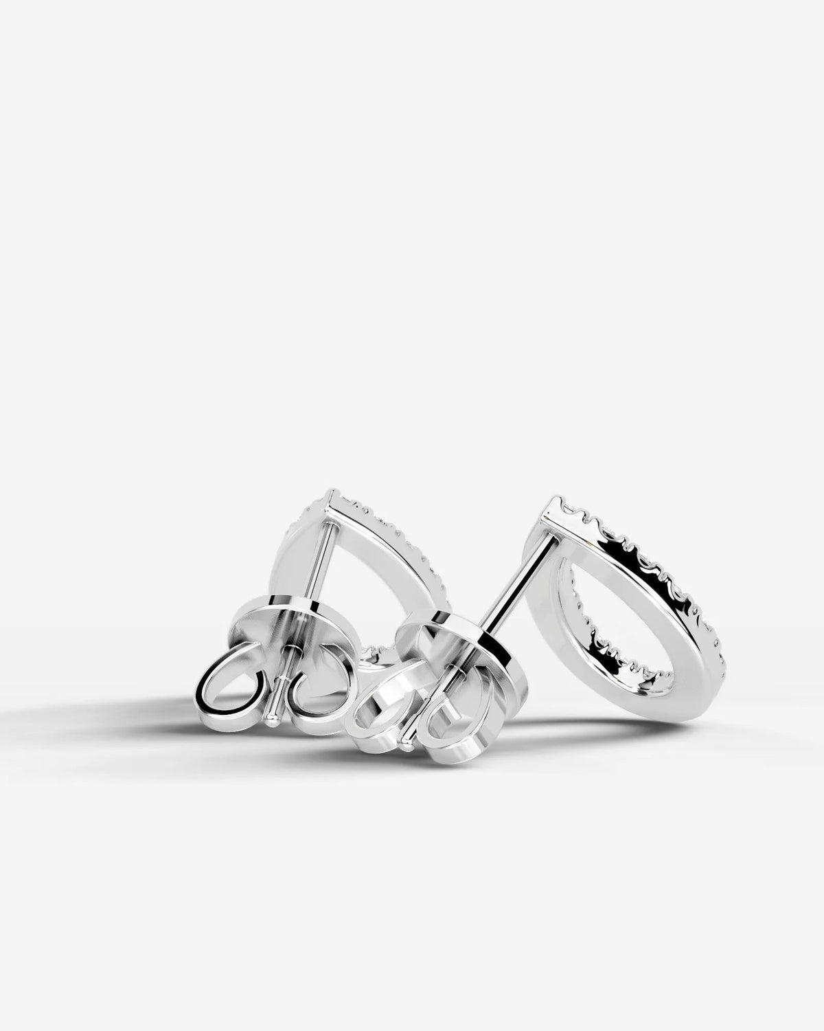 Linda Lab Grown Diamond Earrings Pear - Platinum