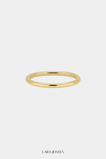 Piccolo Band Yellow Gold - Front view