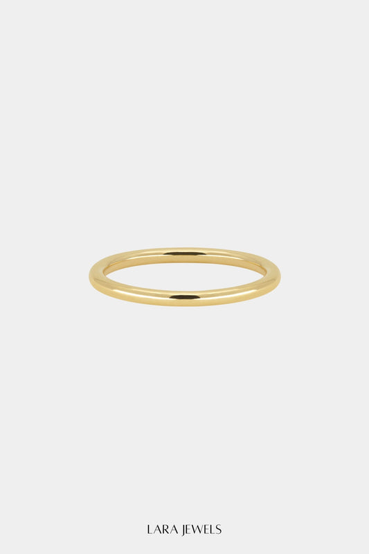 Piccolo Band Yellow Gold - Front view