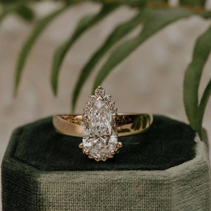 The Rosalinda Pear Ring