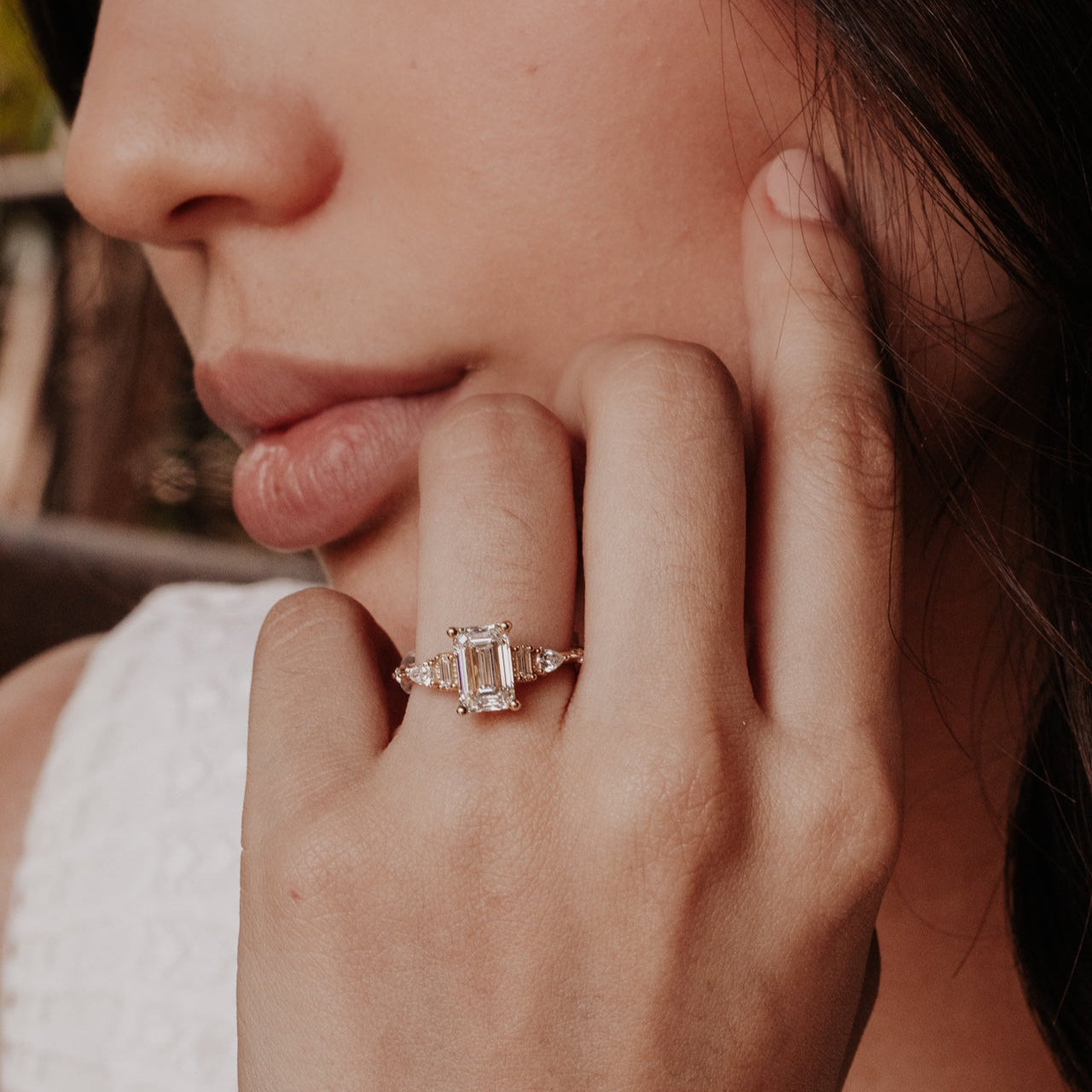 The Encanto Emerald Cut Ring