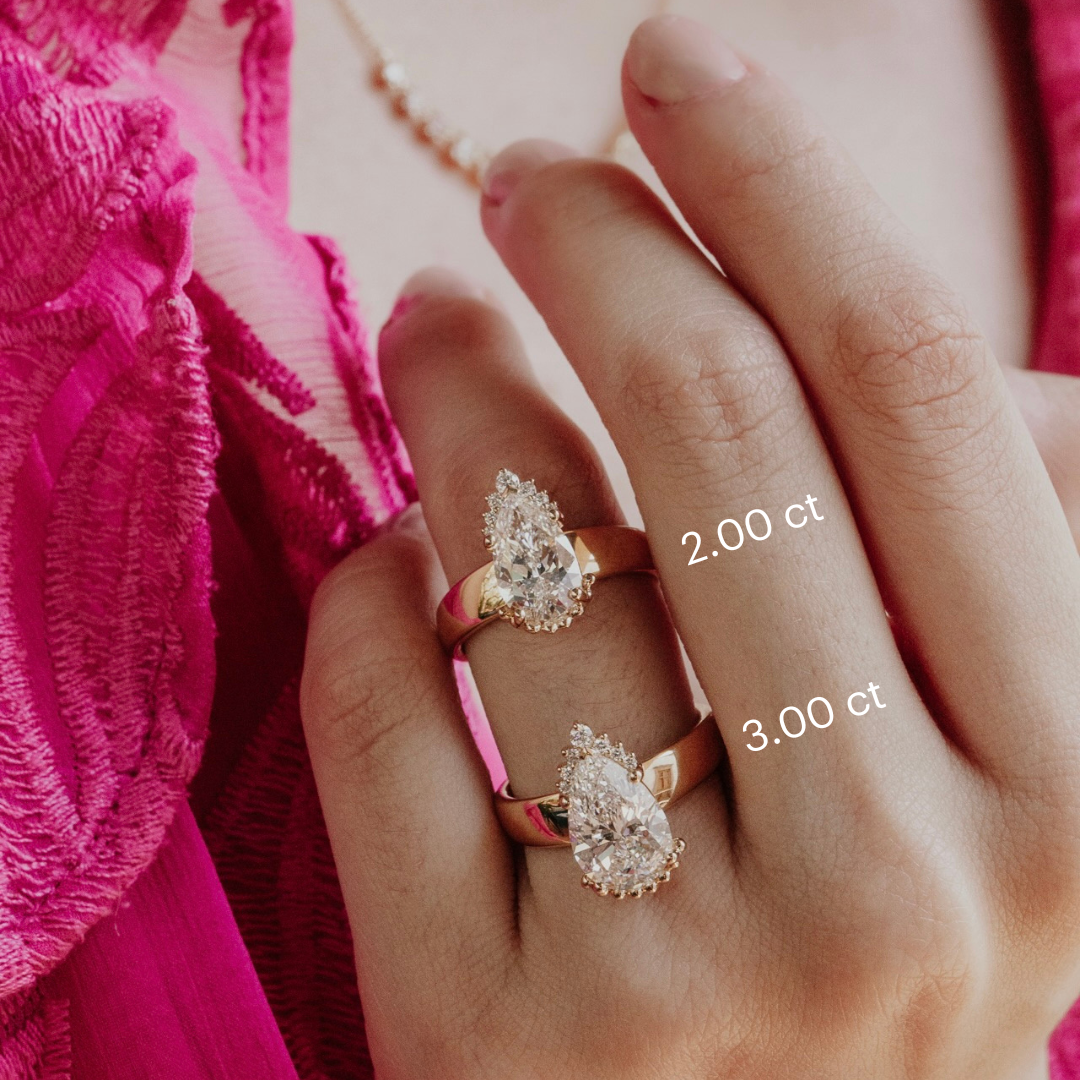 The Rosalinda Pear Ring