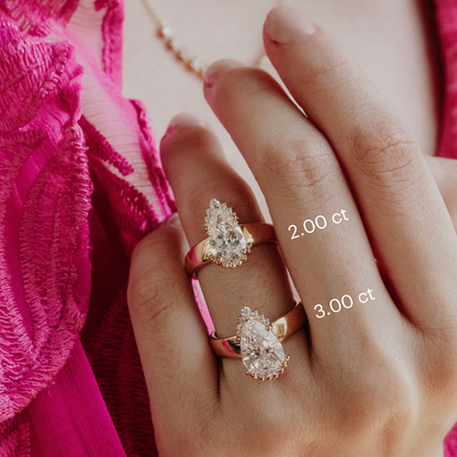 The Rosalinda Pear Ring