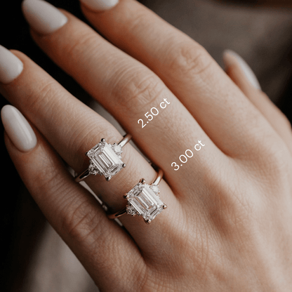 The Vivien Emerald Cut Ring