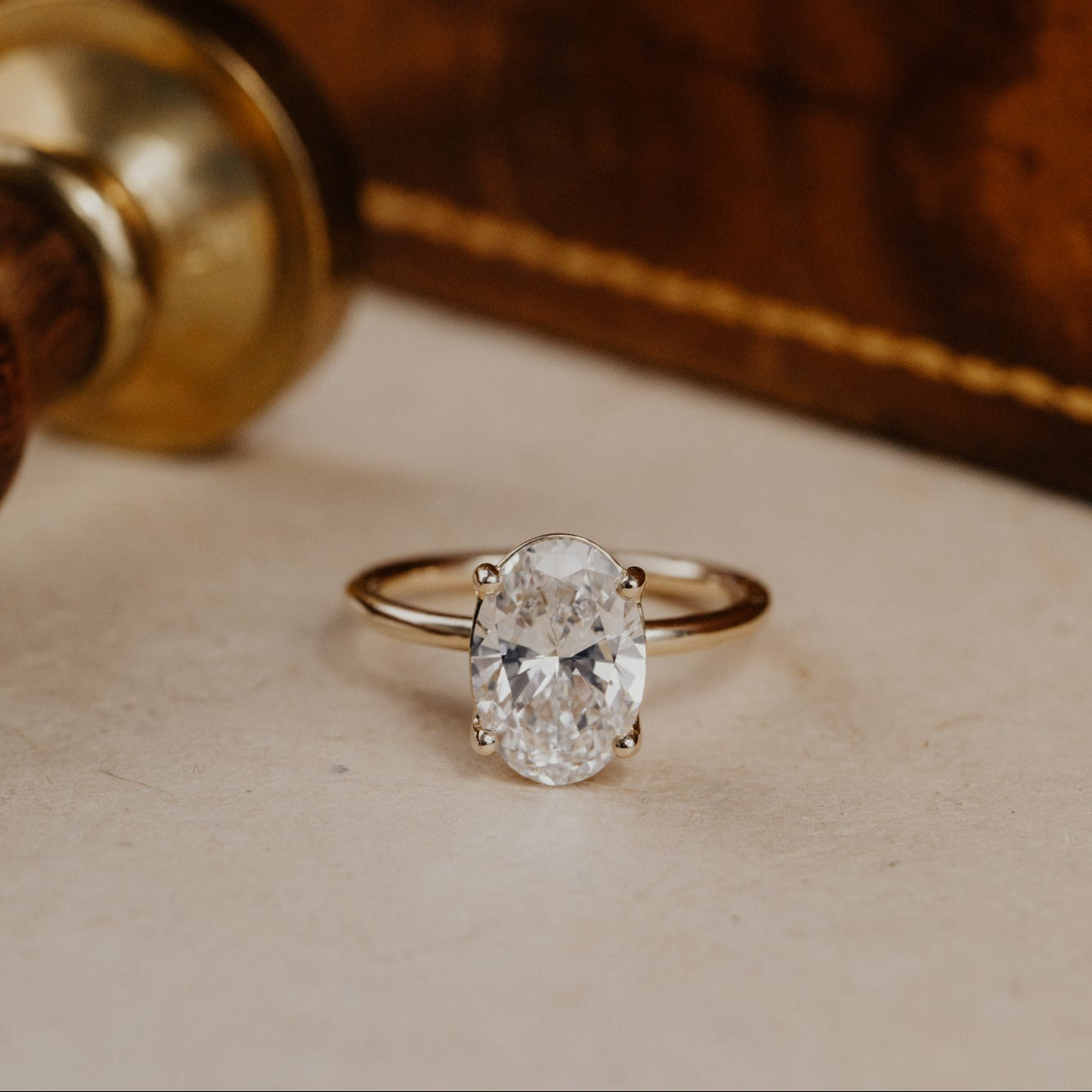The Maeve Oval Solitaire
