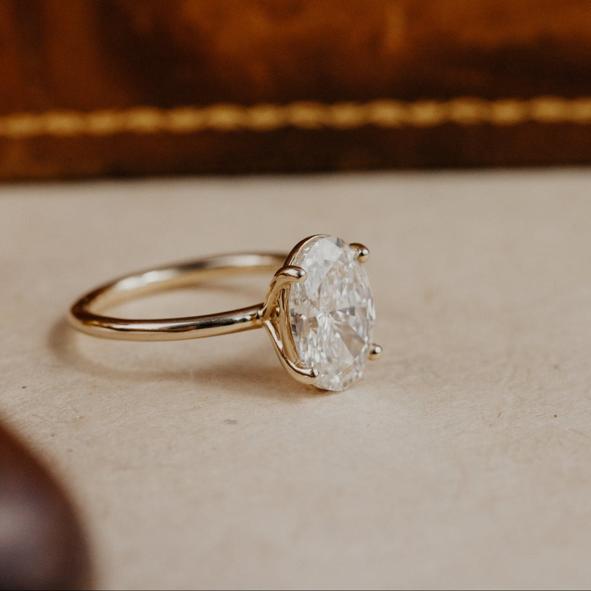 The Maeve Oval Solitaire