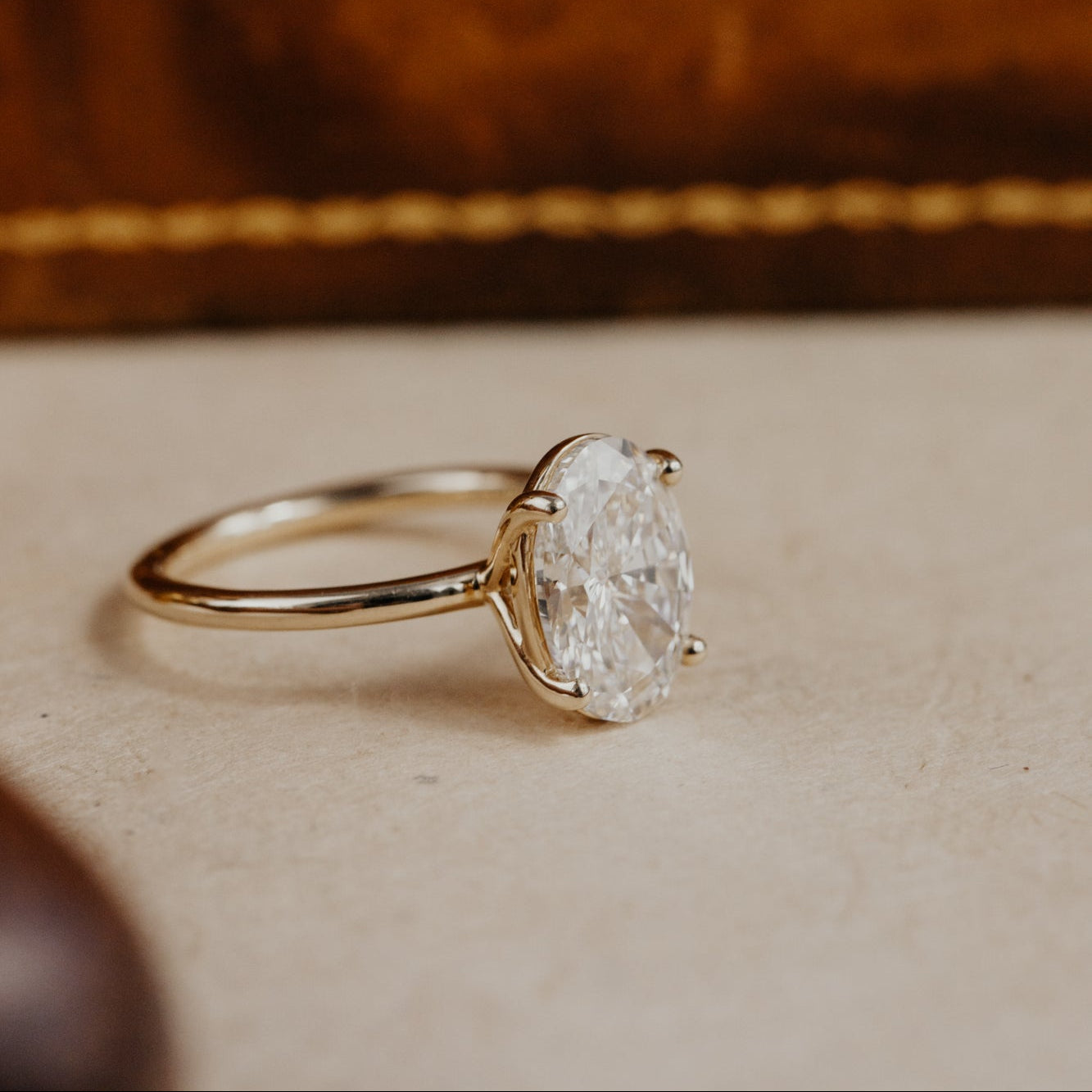 The Maeve Oval Solitaire