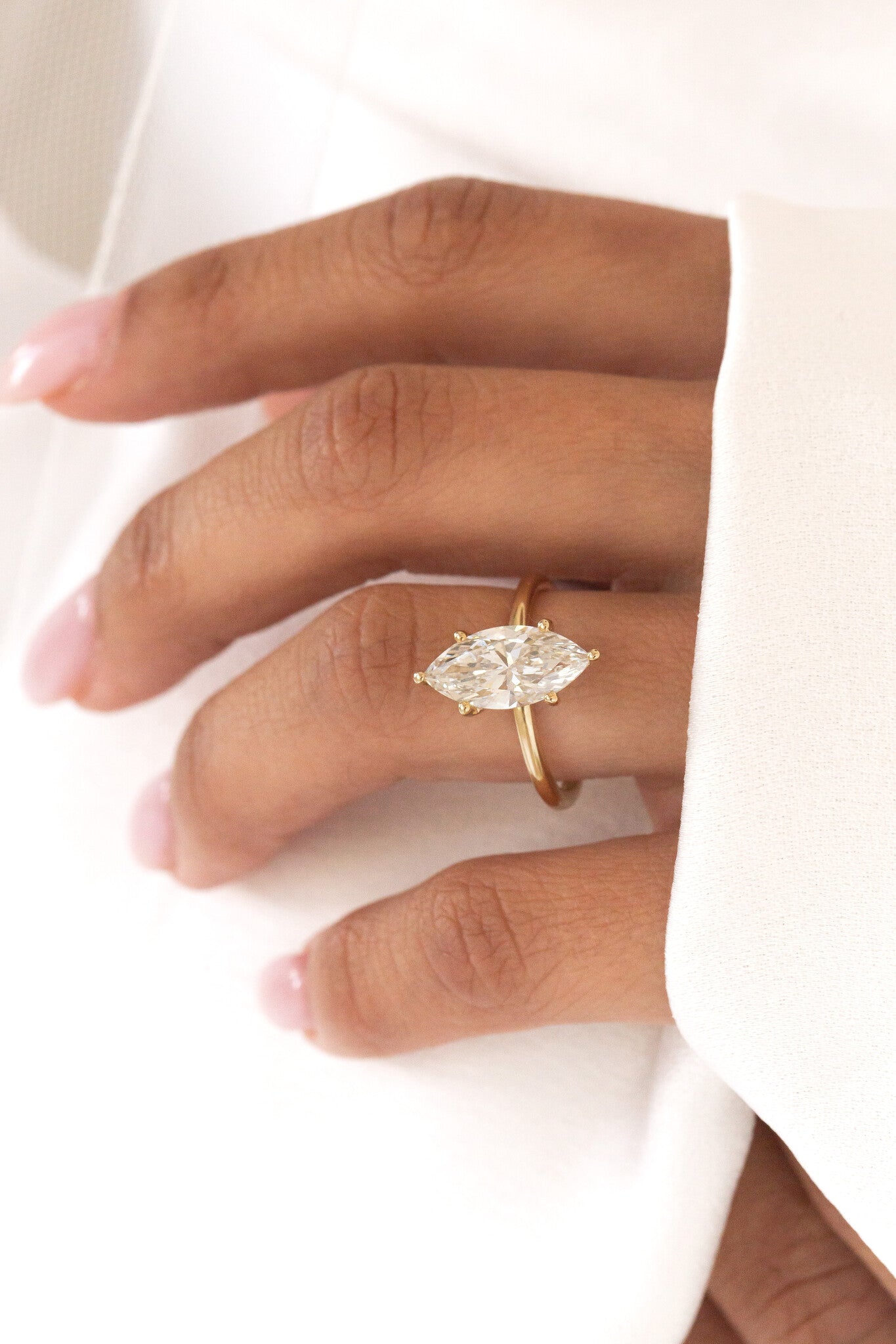 The Maeve Marquise Solitaire