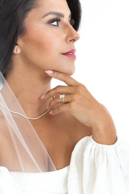 The Maeve Emerald Cut Solitaire