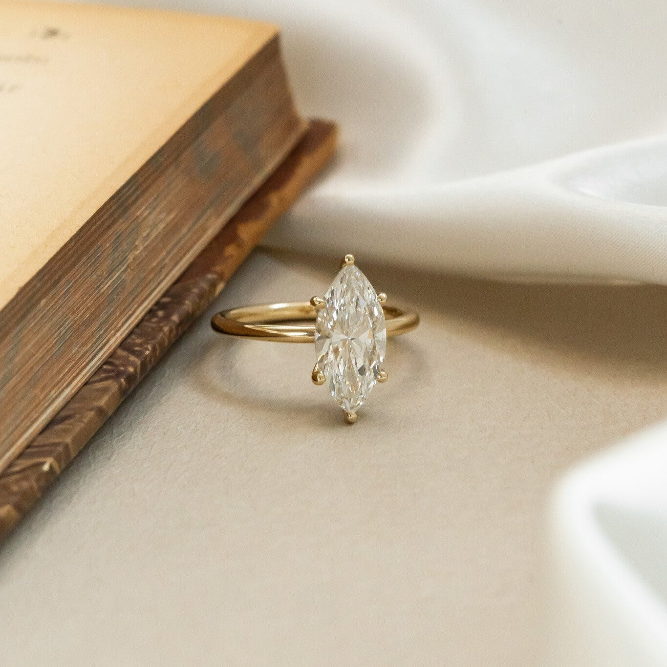 The Maeve Marquise Solitaire