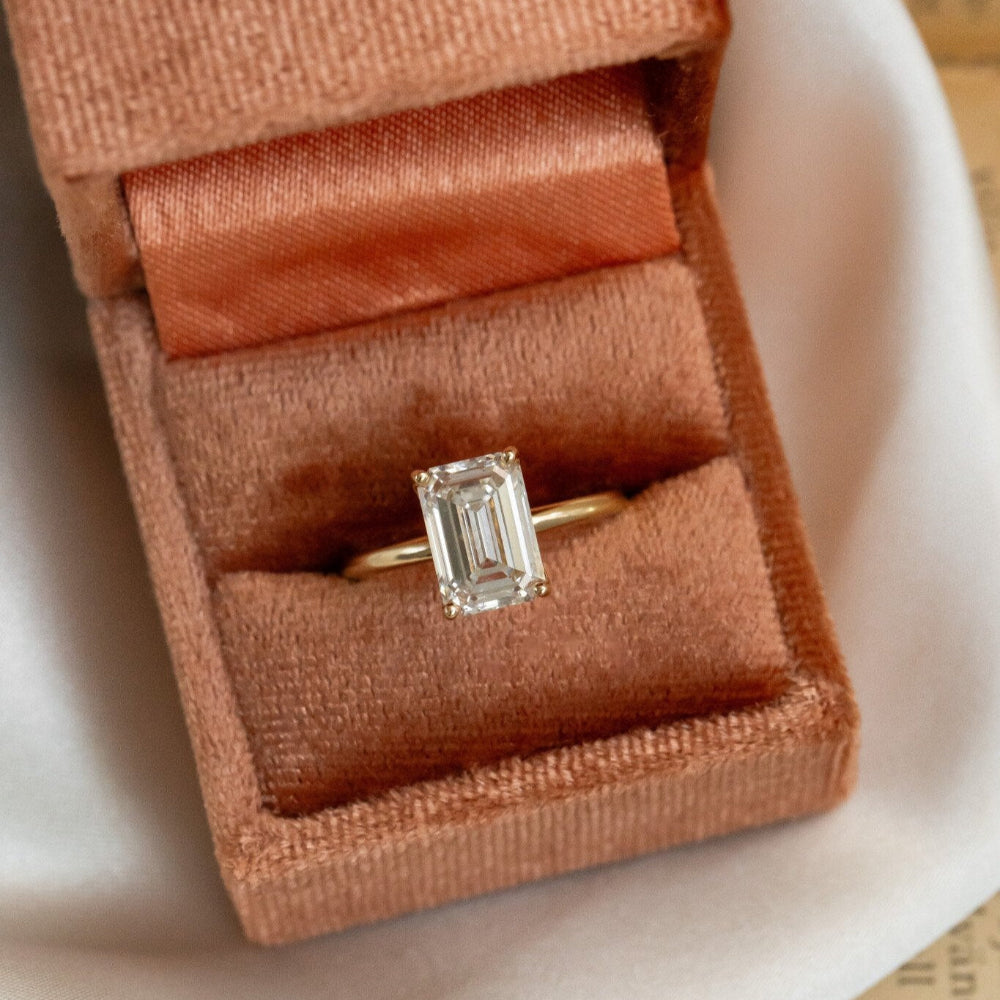 The Maeve Emerald Cut Solitaire