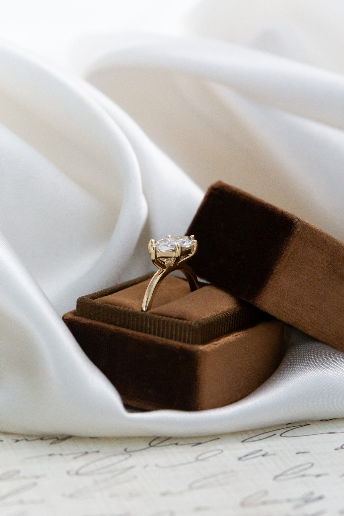 The Bennett Marquise Solitaire