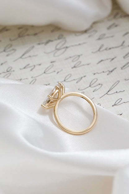 The Bennett Marquise Solitaire