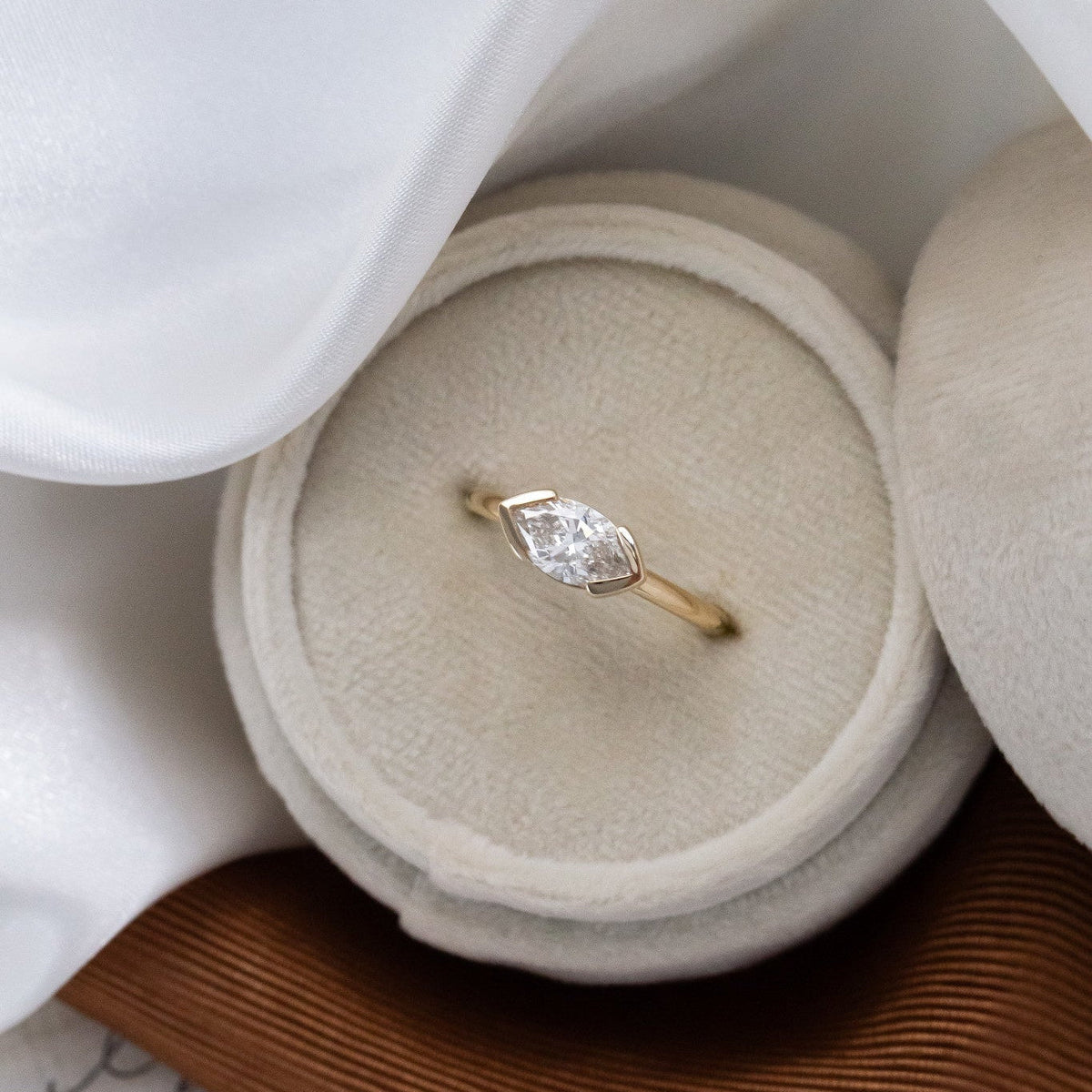 The Austen Marquise Solitaire