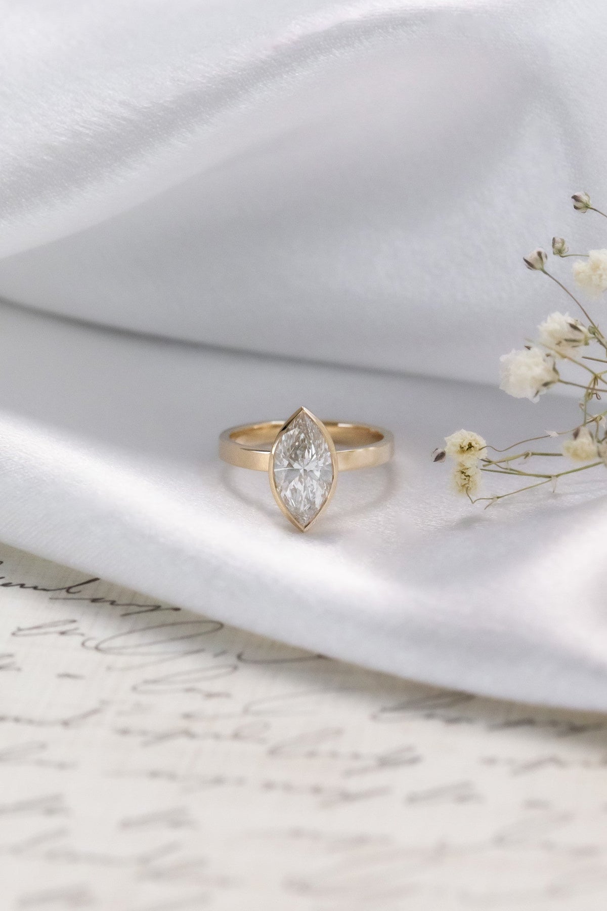 The Elena Marquise Solitaire