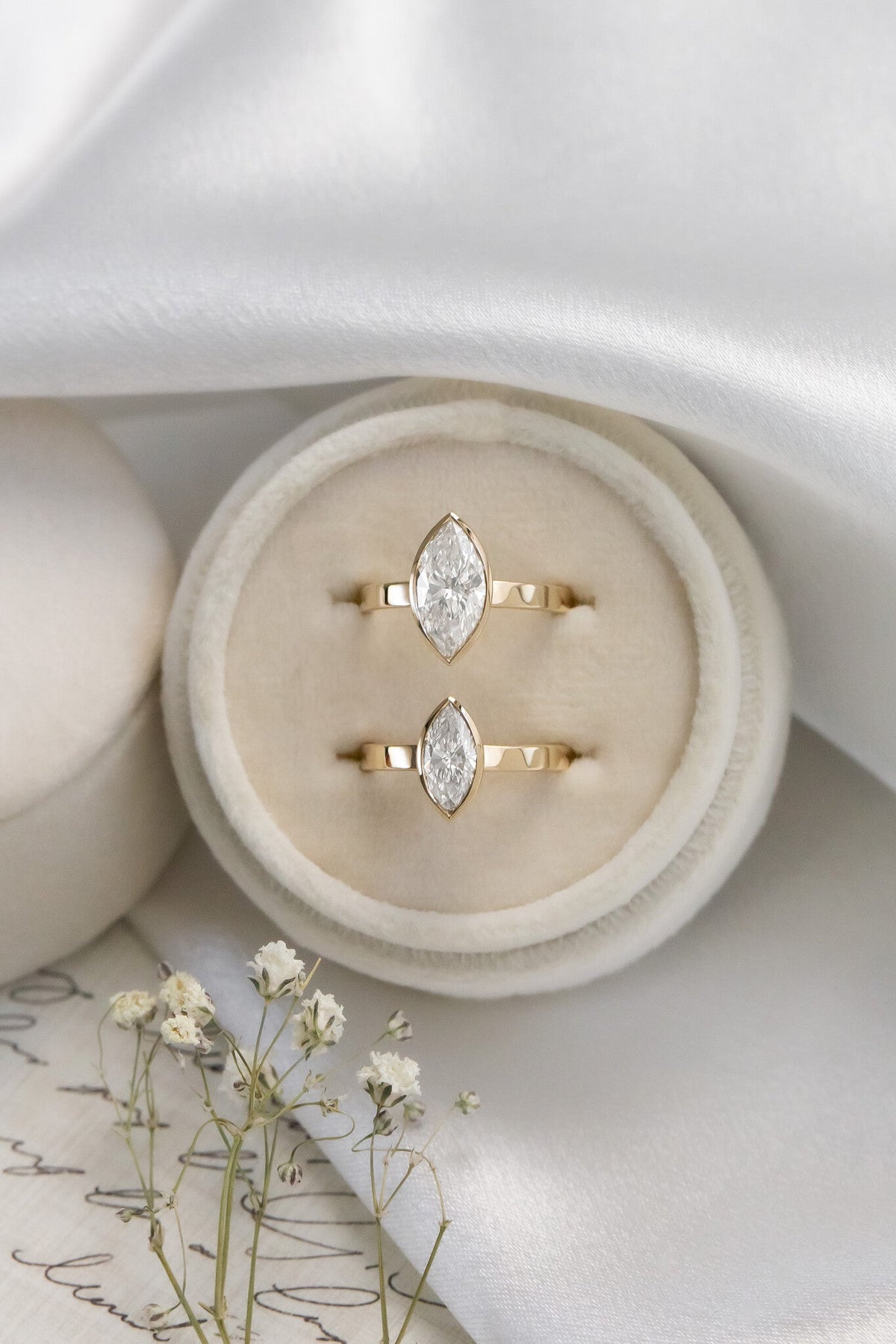 The Elena Marquise Solitaire