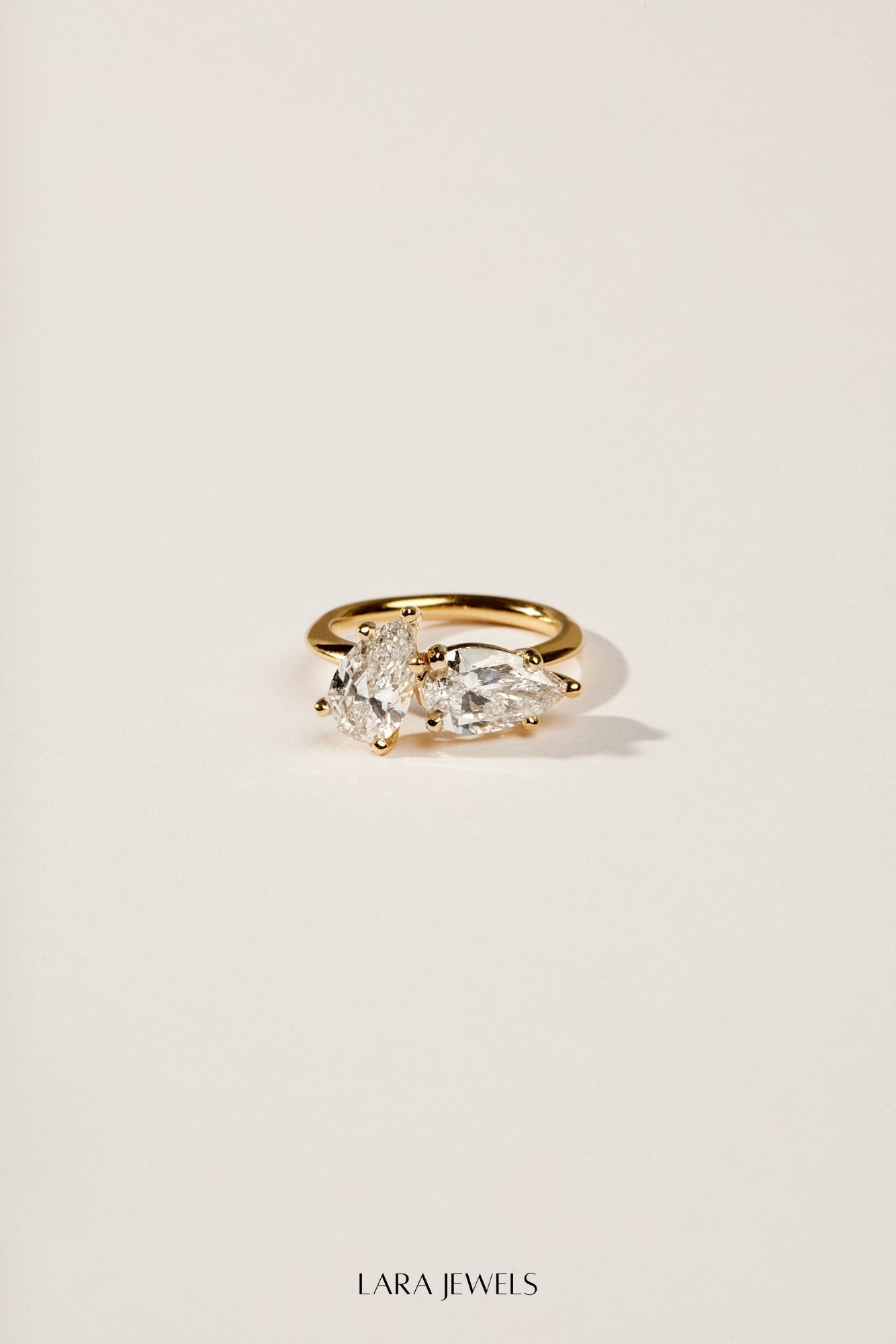 Toi Et Moi Ring 18K Gold - Back view