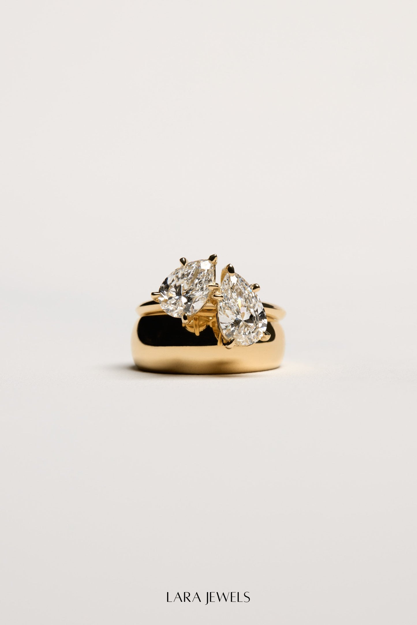 Toi Et Moi Ring 18K Gold - Detail view