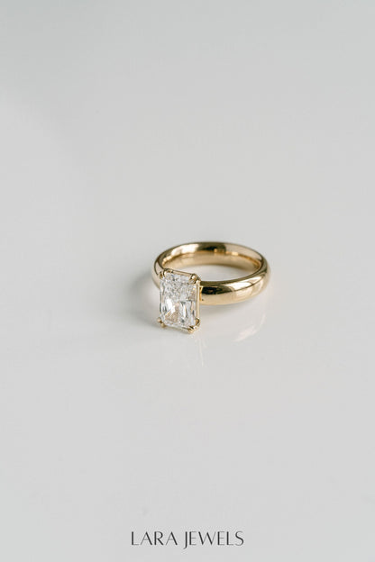 2.0 CT Radiant Lab Grown Diamond Solitaire Engagement Ring- Specially Reserved for Laci