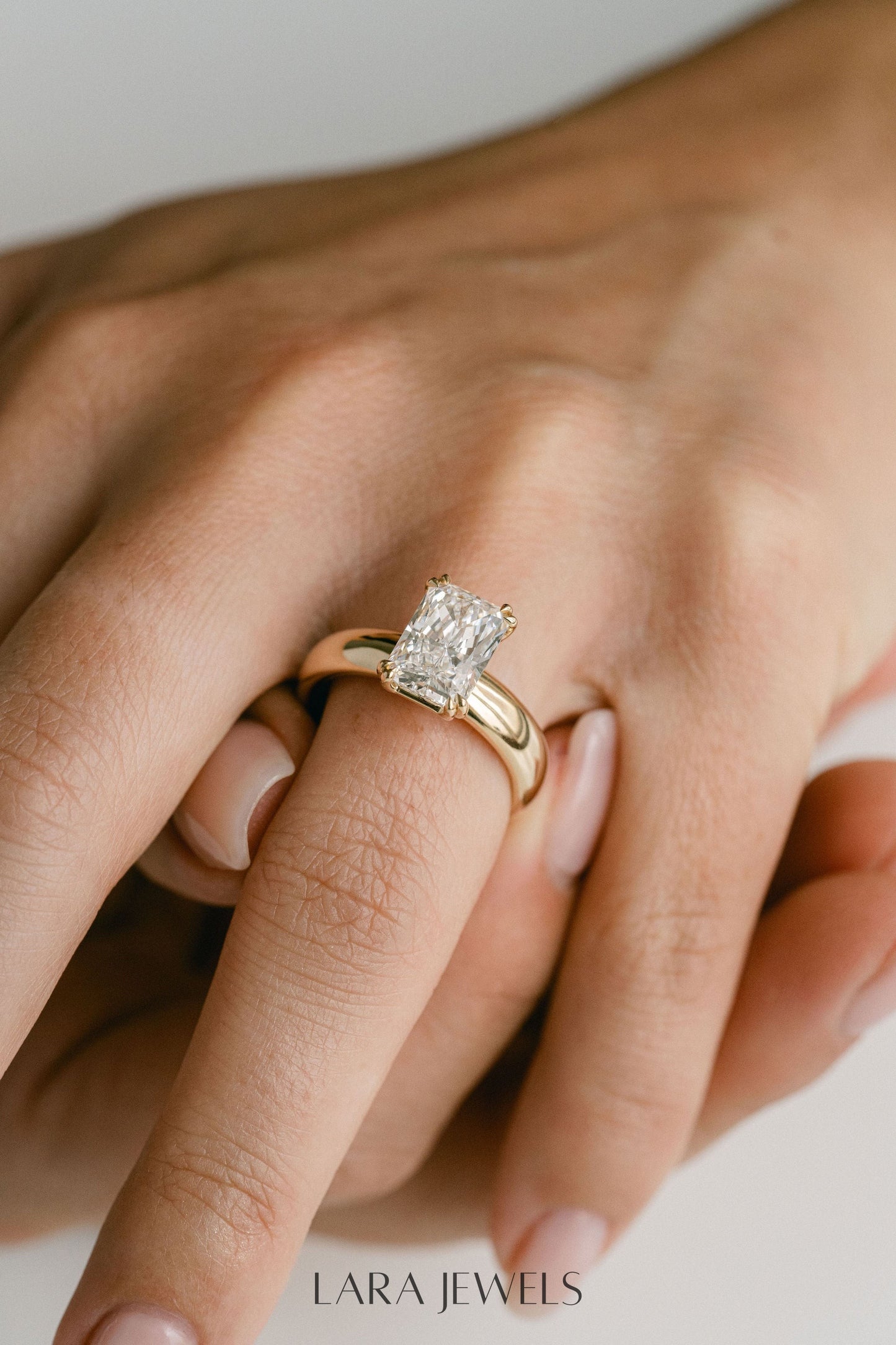 2.0 CT Radiant Lab Grown Diamond Solitaire Engagement Ring- Specially Reserved for Laci