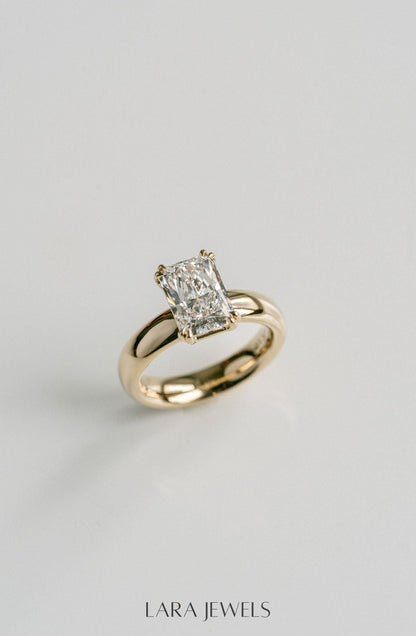 2.0 CT Radiant Lab Grown Diamond Solitaire Engagement Ring- Specially Reserved for Laci