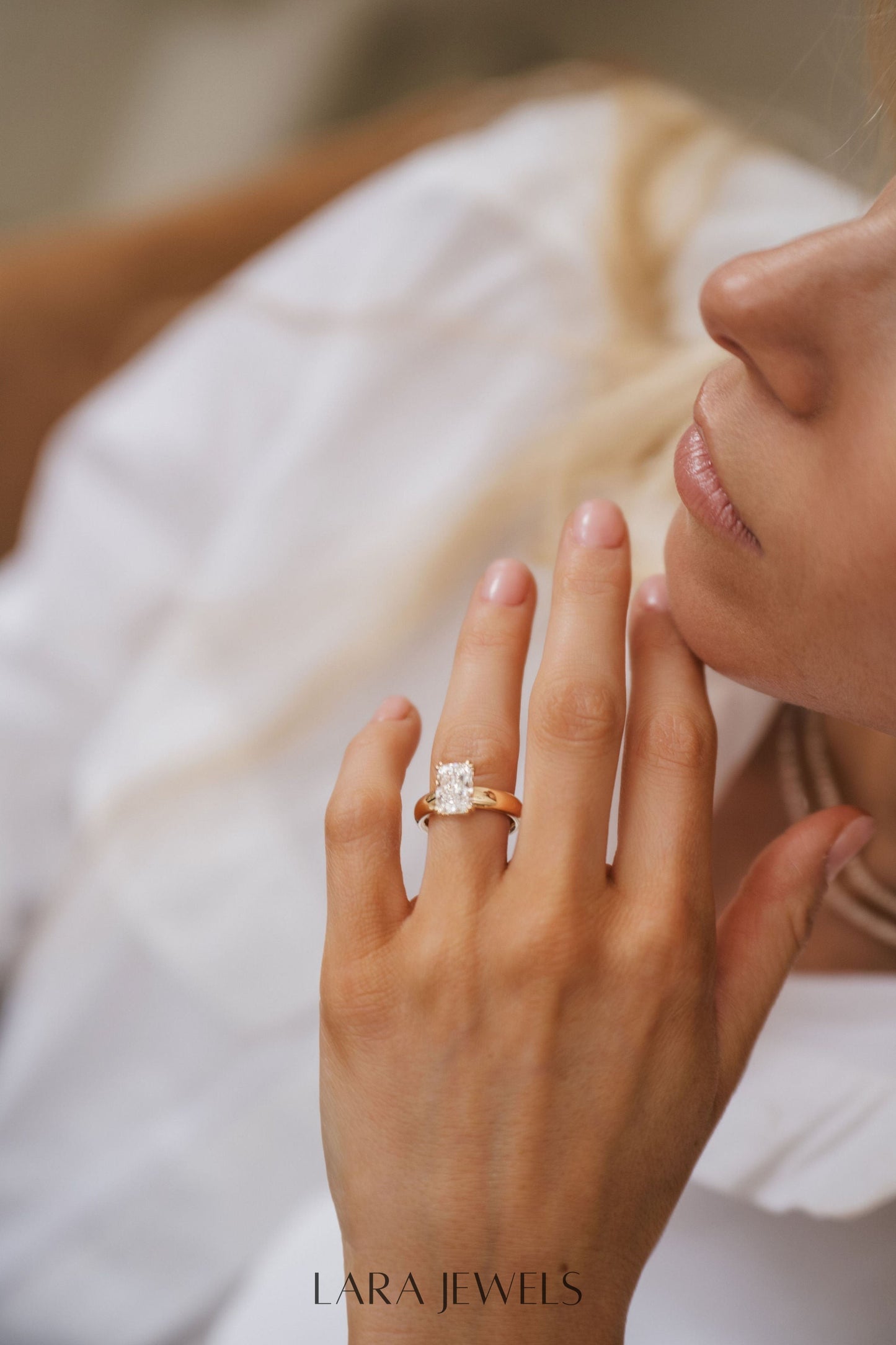 2.0 CT Radiant Lab Grown Diamond Solitaire Engagement Ring- Specially Reserved for Laci