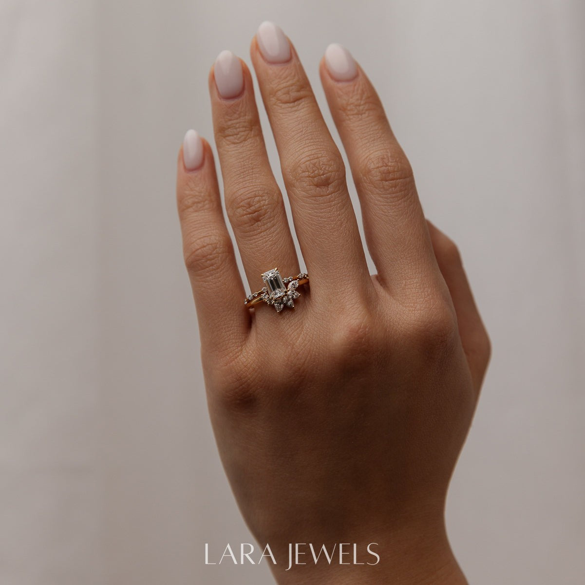 2.0 CT Emerald Lab Grown Diamond Dainty Engagement Ring- Specially Reserved for Bree