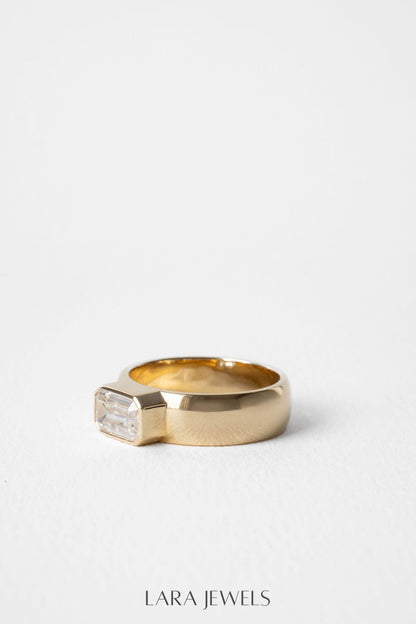 3.0 CT Emerald Lab Grown Diamond Ring- Speically Reserved for Jude
