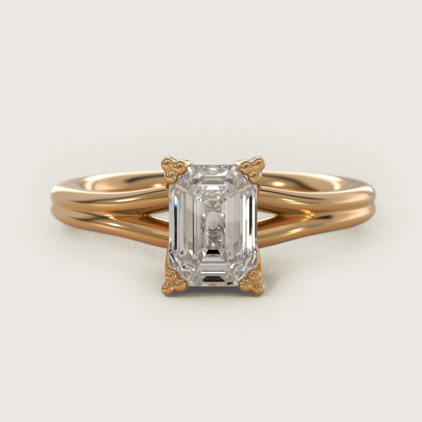 Woven Solitaire Engagement Ring In 18k Yellow Gold By James Allen - Emerald Center